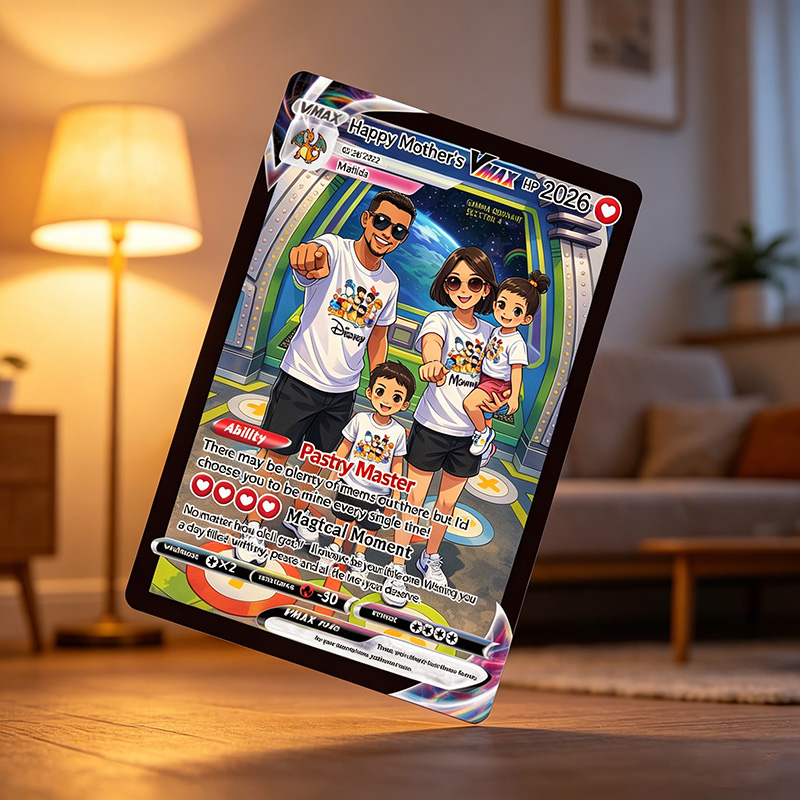 Personalized Photo Anime VMAX Card For Mother's Day