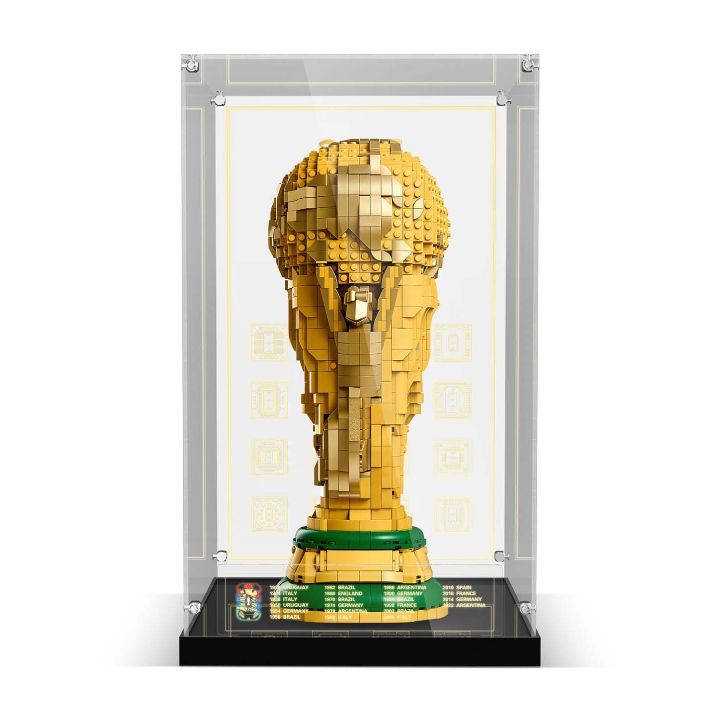 Premium LED Acrylic Display Case for LEGO® 43020 FIFA World Cup™ Trophy