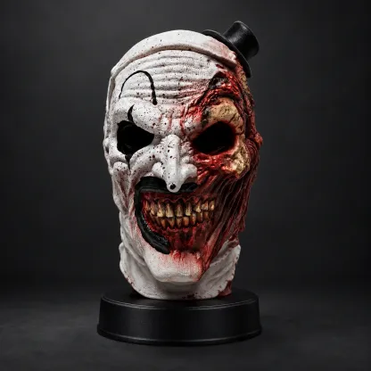 Art the Clown Bloody Edition Silicone Horror Mask Hero Eyeless