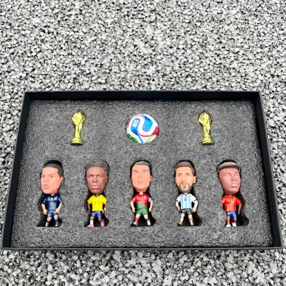 2026 World Cup Football 15 Replica Soccer Balls Collection Ornament Set