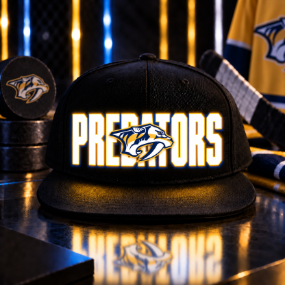 Hockey Team LED Light-Up Snapback Cap