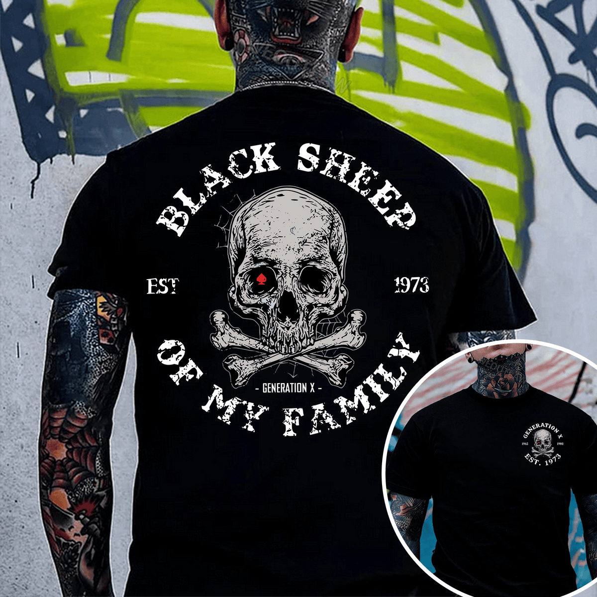 Customize Gen X Black Sheep Shirt, Generation X T-shirt For Women For Men