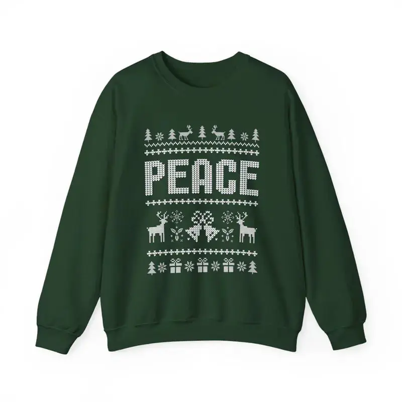 Funny ugly Christmas sweatshirts for couples