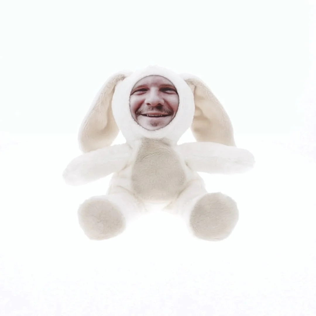 Personalized Plush Bunny