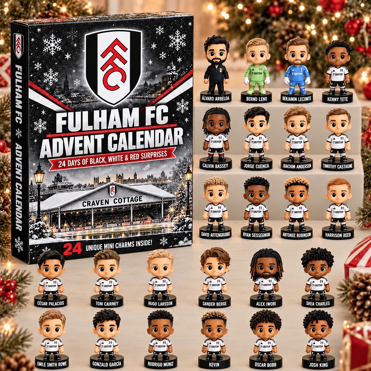 Fulham FC · Football Fan 24-Day Advent Calendar – Soccer Club Countdown Gift Box