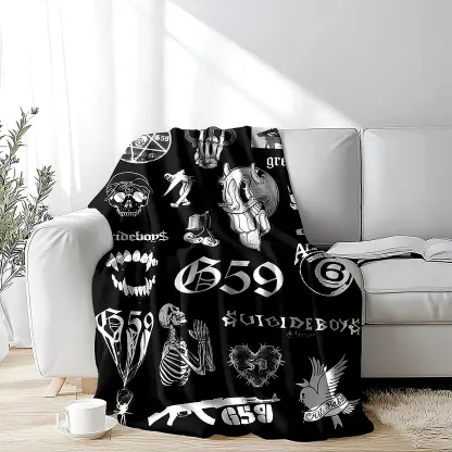 Spooky Halloween G59 Suicideboys Collage Blanket