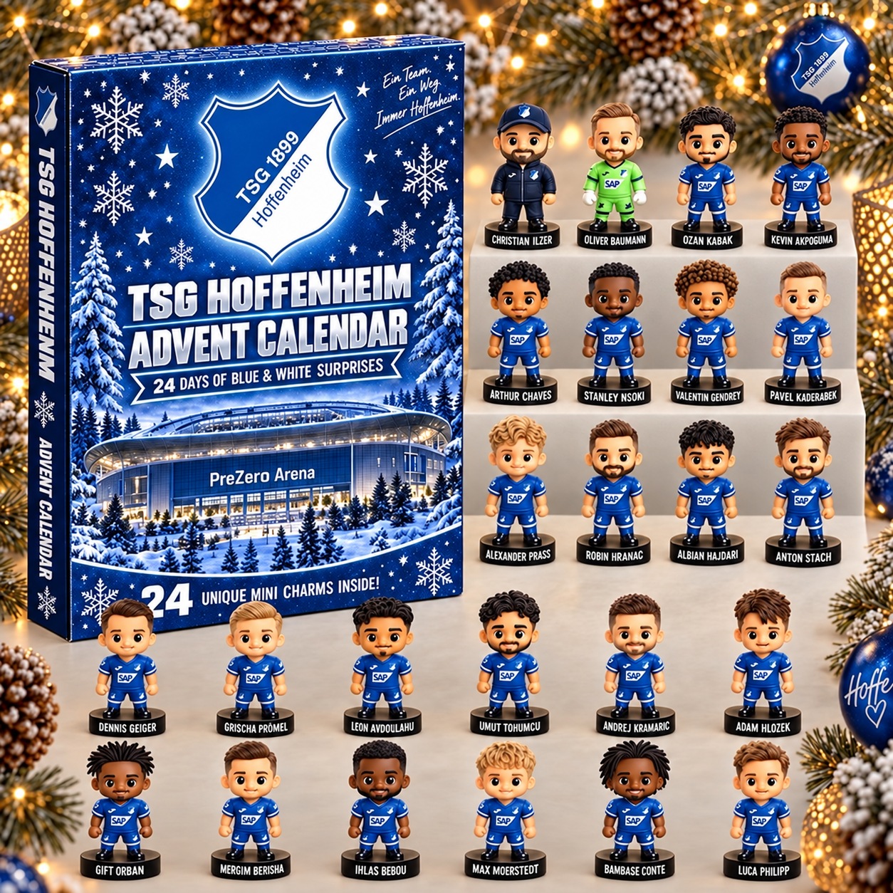TSG Hoffenheim · Football Fan 24-Day Advent Calendar – Soccer Club Countdown Gift Box