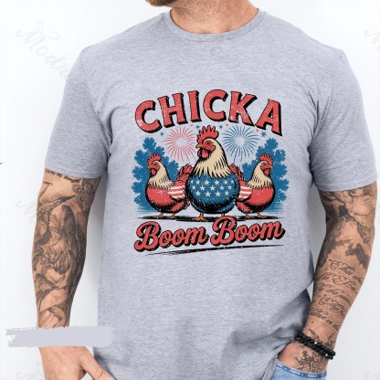 Retro Chicka Boom Boom Tee