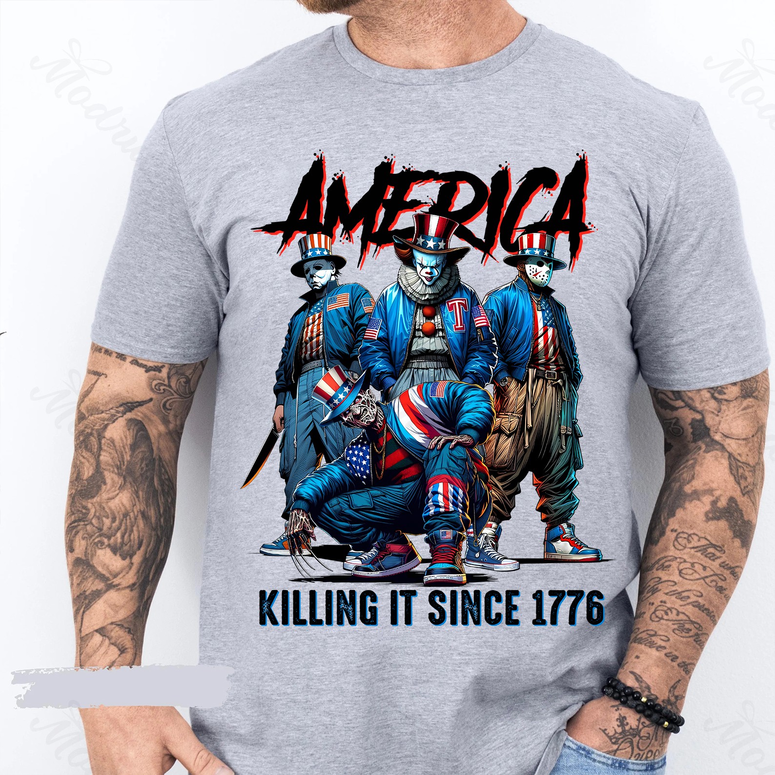 Horror 4th of July America Tshirt