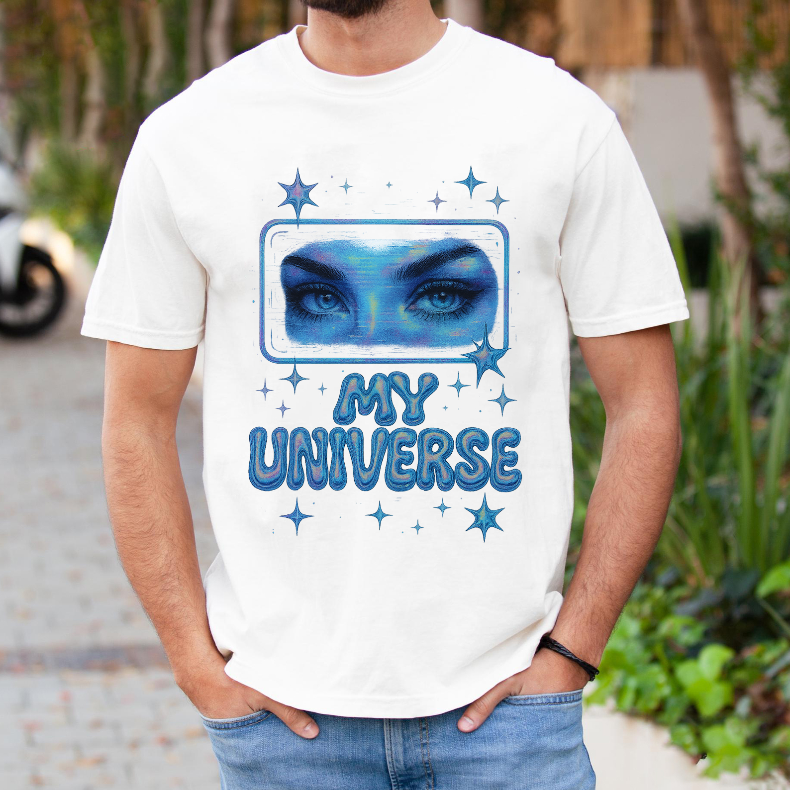 Personalized Eyes Shirt My Universe