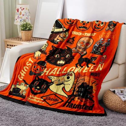 Halloween Flannel Blanket