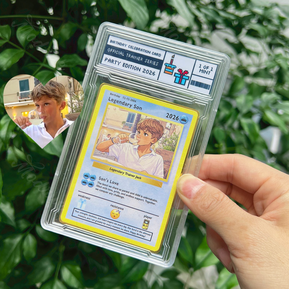 Custom Anime Legendary Kid Card Birthday Mother’s Day Gift 