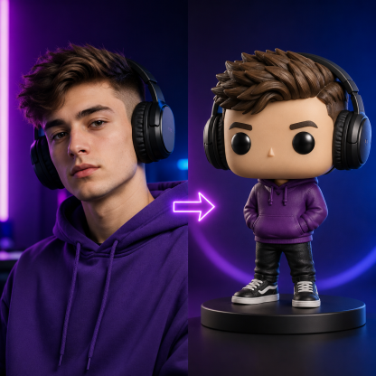Custom AI Mini Me Pop Figurine