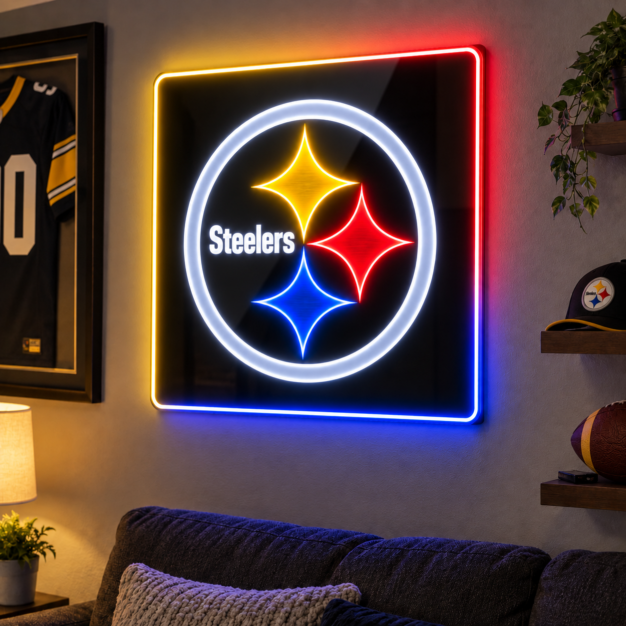 Football Teams LED Mirror Lights