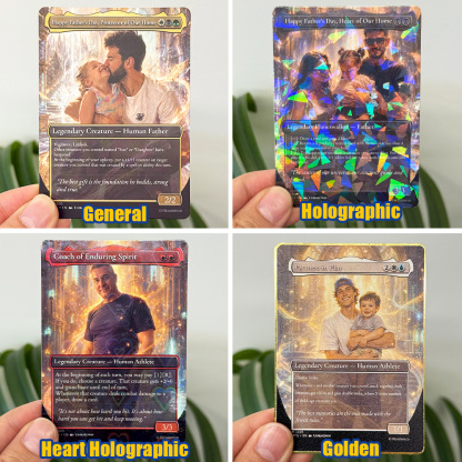 Custom Anime Dad Magic Trading Card