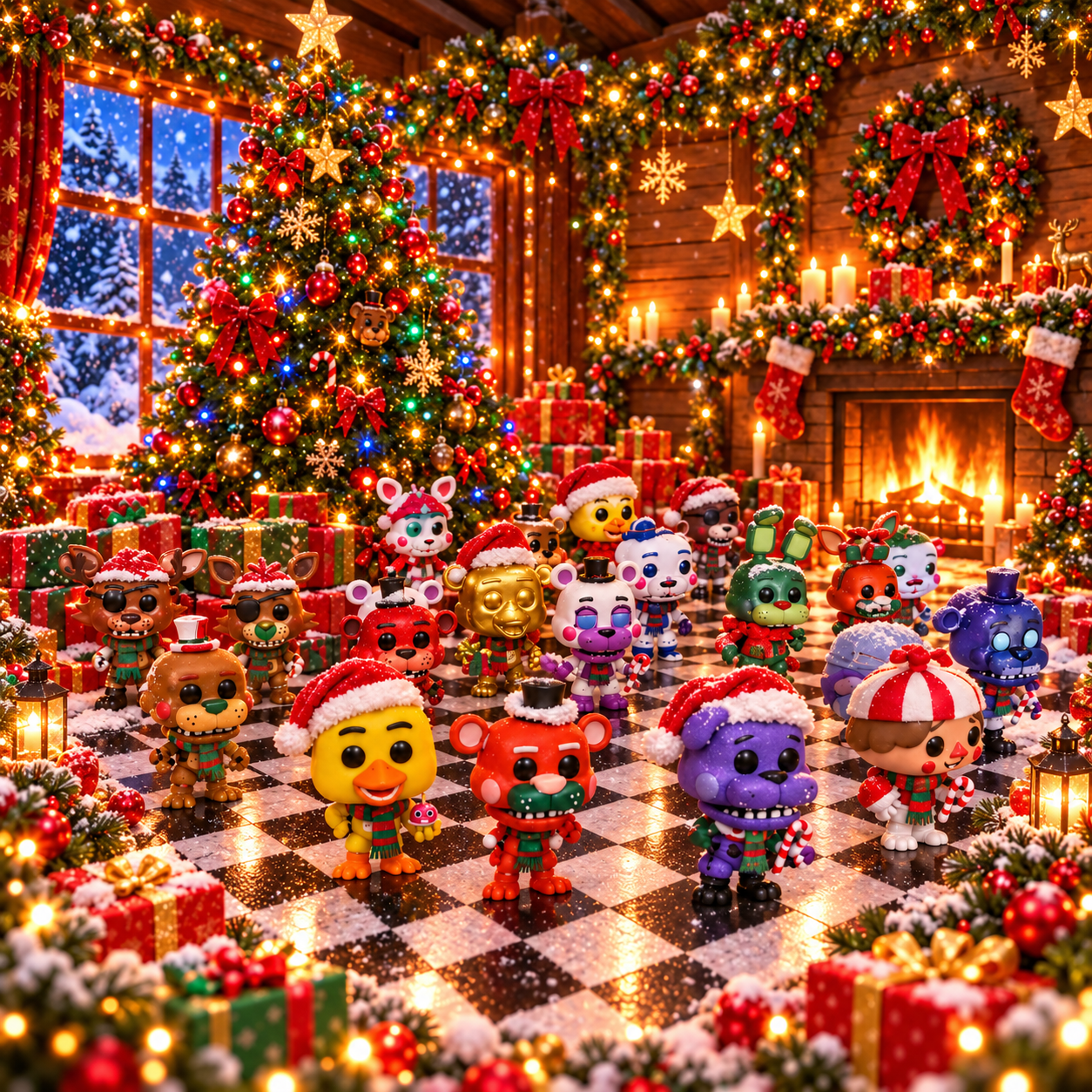 24-Day Mystery Bear Christmas Advent Calendar Box