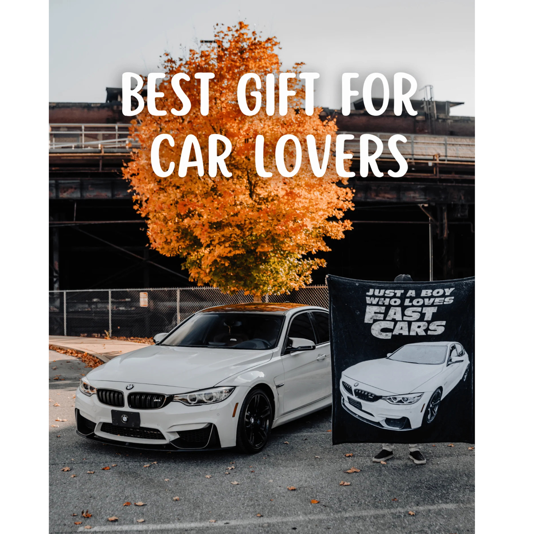 Just A Boy Who Loves Cars Custom Car Fleece Blanket