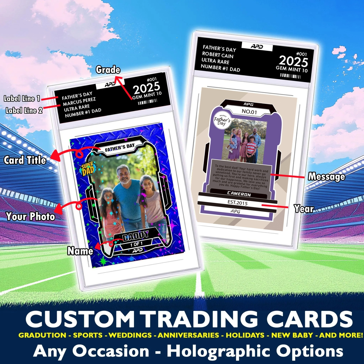 Fathers Day Trading Card