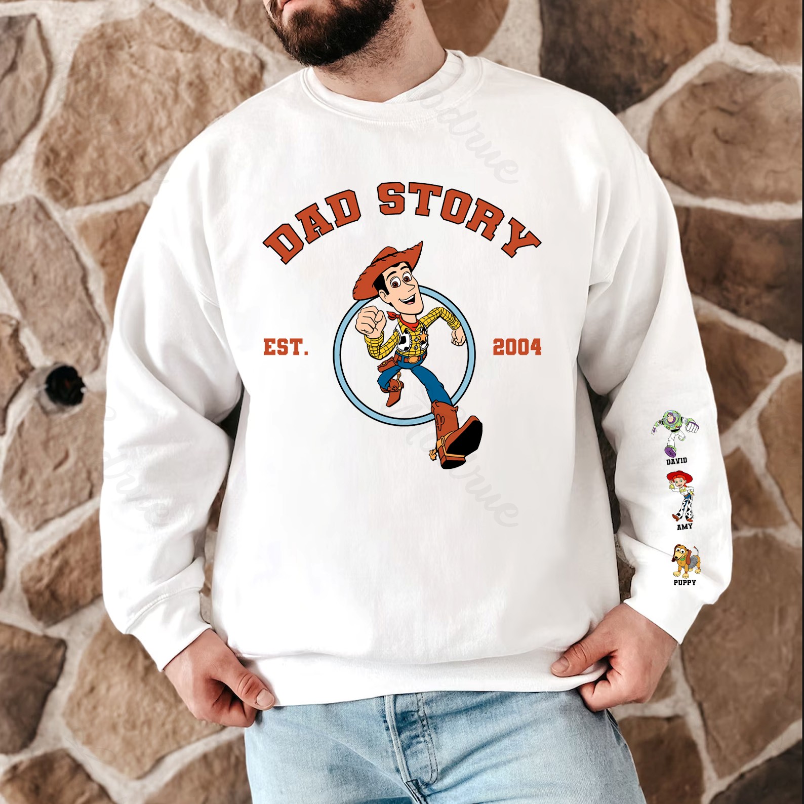 Personalized Dad Story Shirt