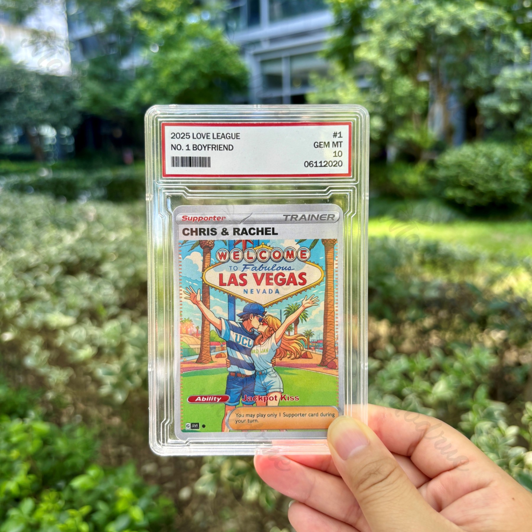 Personalized Couple Photo Anime Style Card