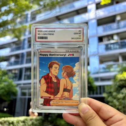 Personalized Couple Photo Anime Style Card