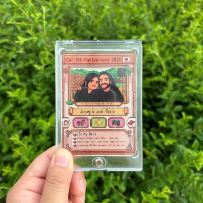 Custom Anniversary Card for Farming Game Lovers