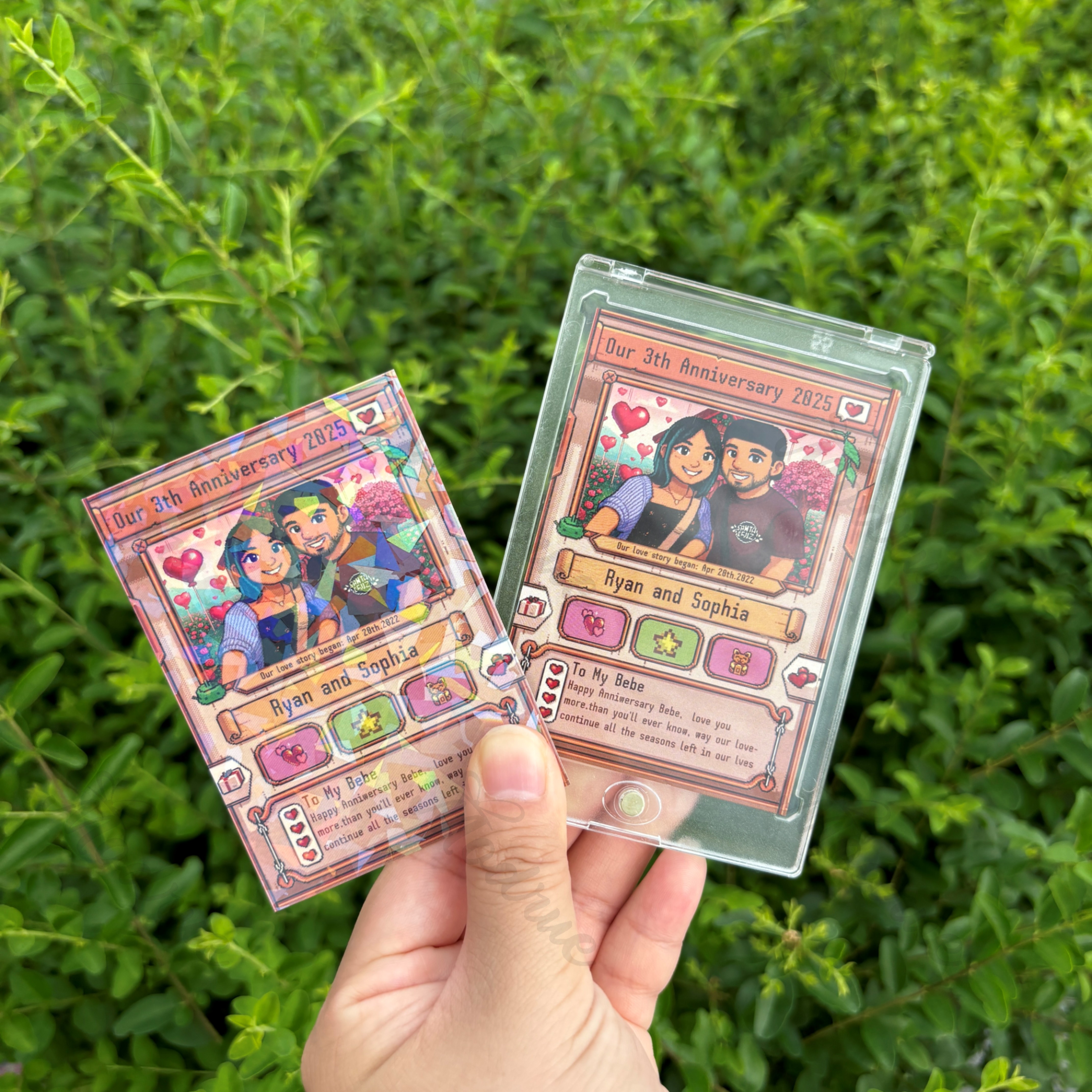 Custom Anniversary Card for Farming Game Lovers