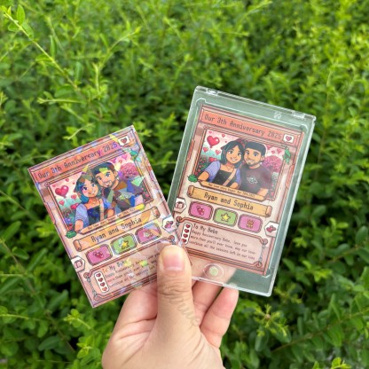 Custom Anniversary Card for Farming Game Lovers