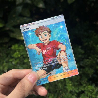 Personalized Photo Anime Style Card