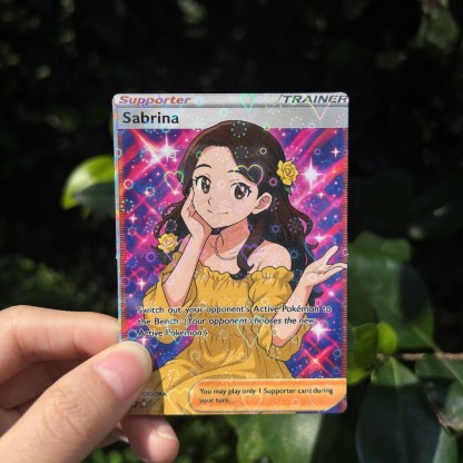 Personalized Photo Anime Style Card