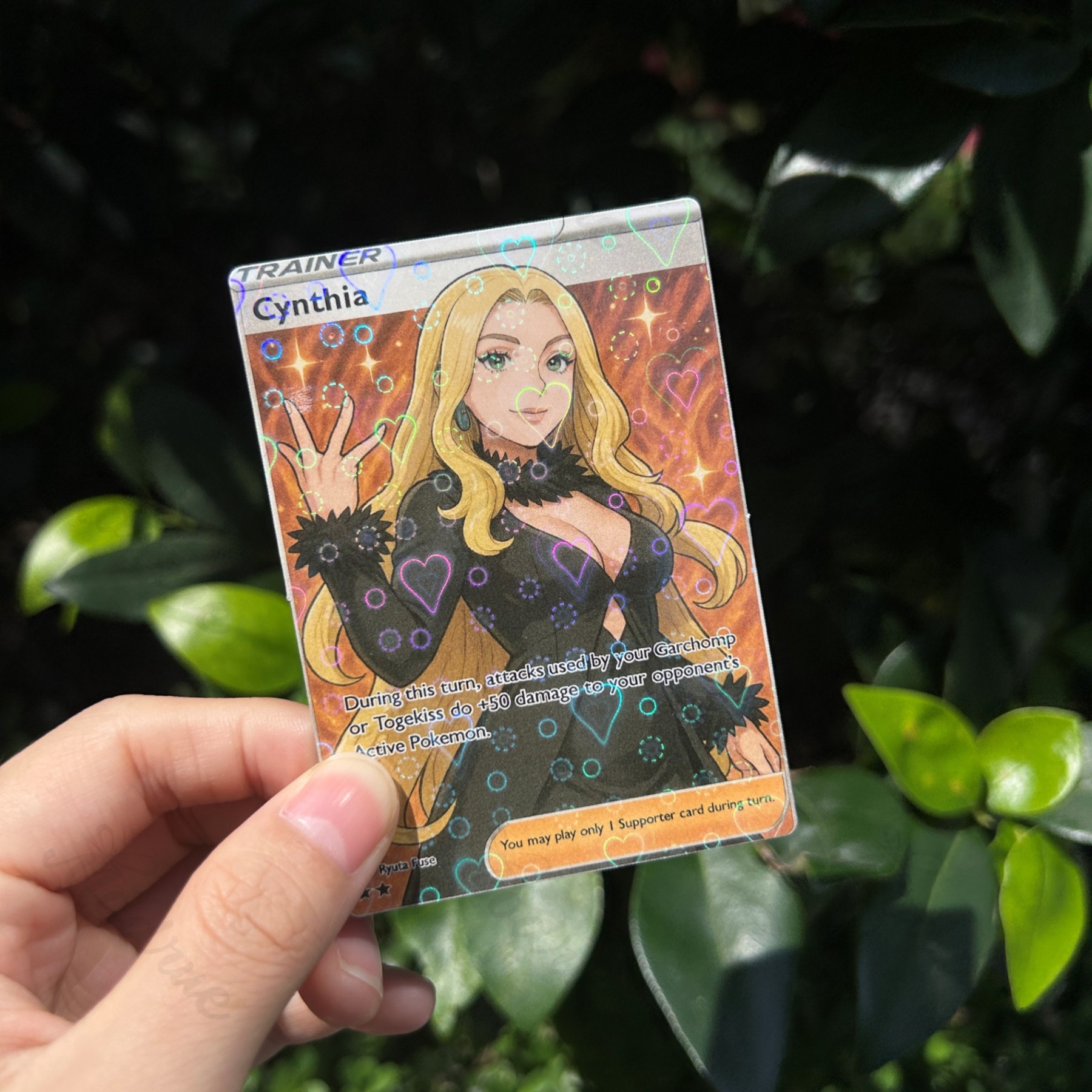 Personalized Photo Anime Style Card
