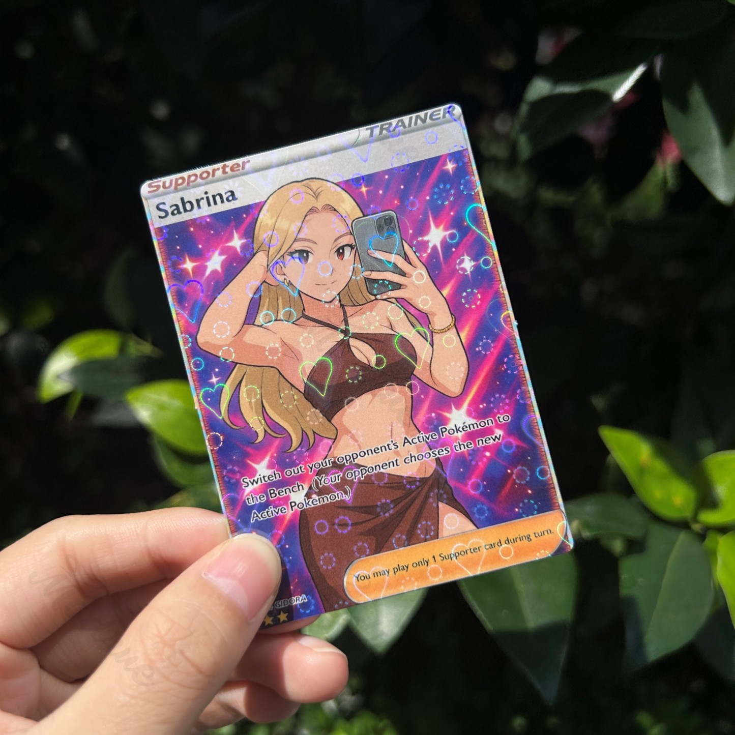 Personalized Photo Anime Style Card
