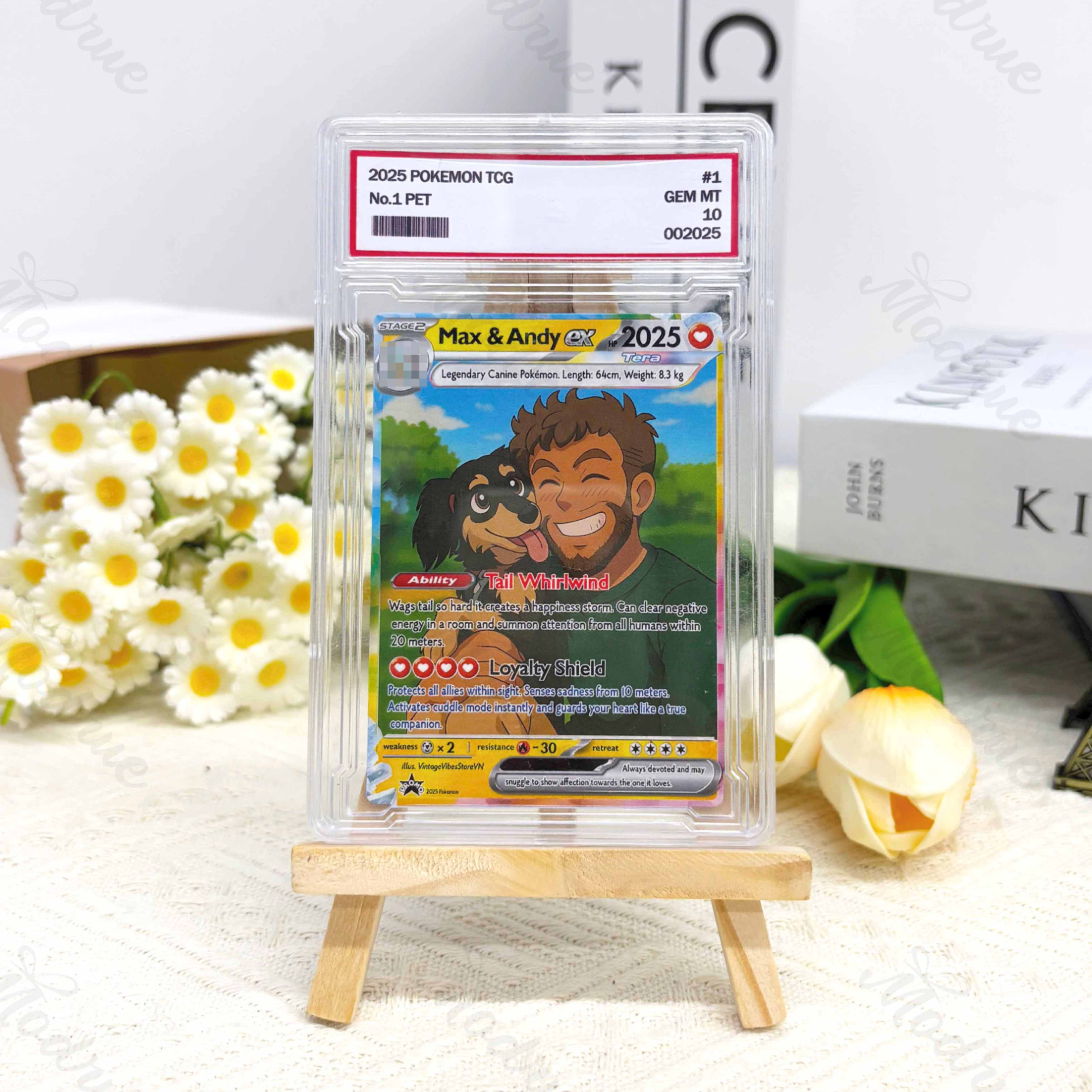 Personalized Pet Portrait Anime Style Card