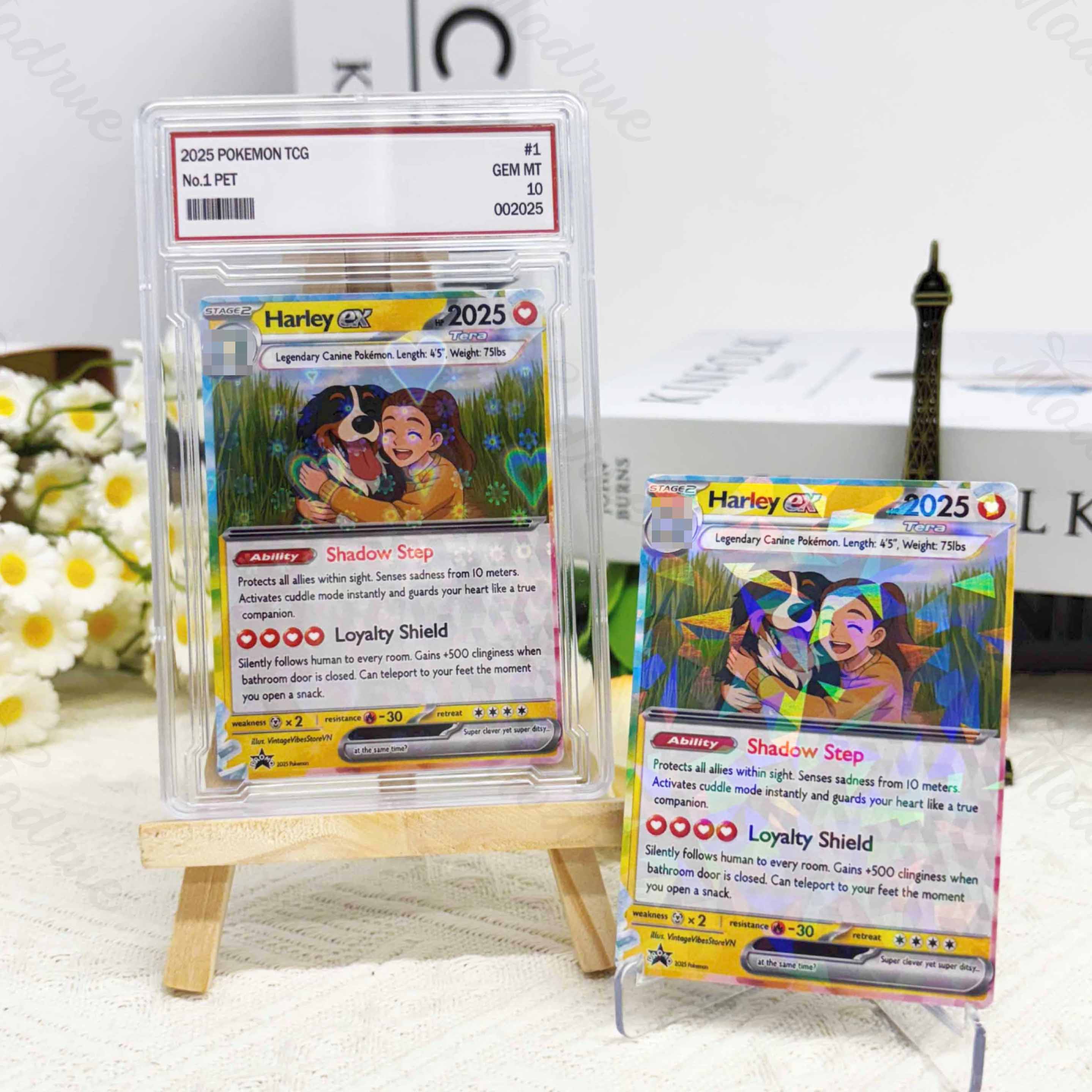 Personalized Pet Portrait Anime Style Card