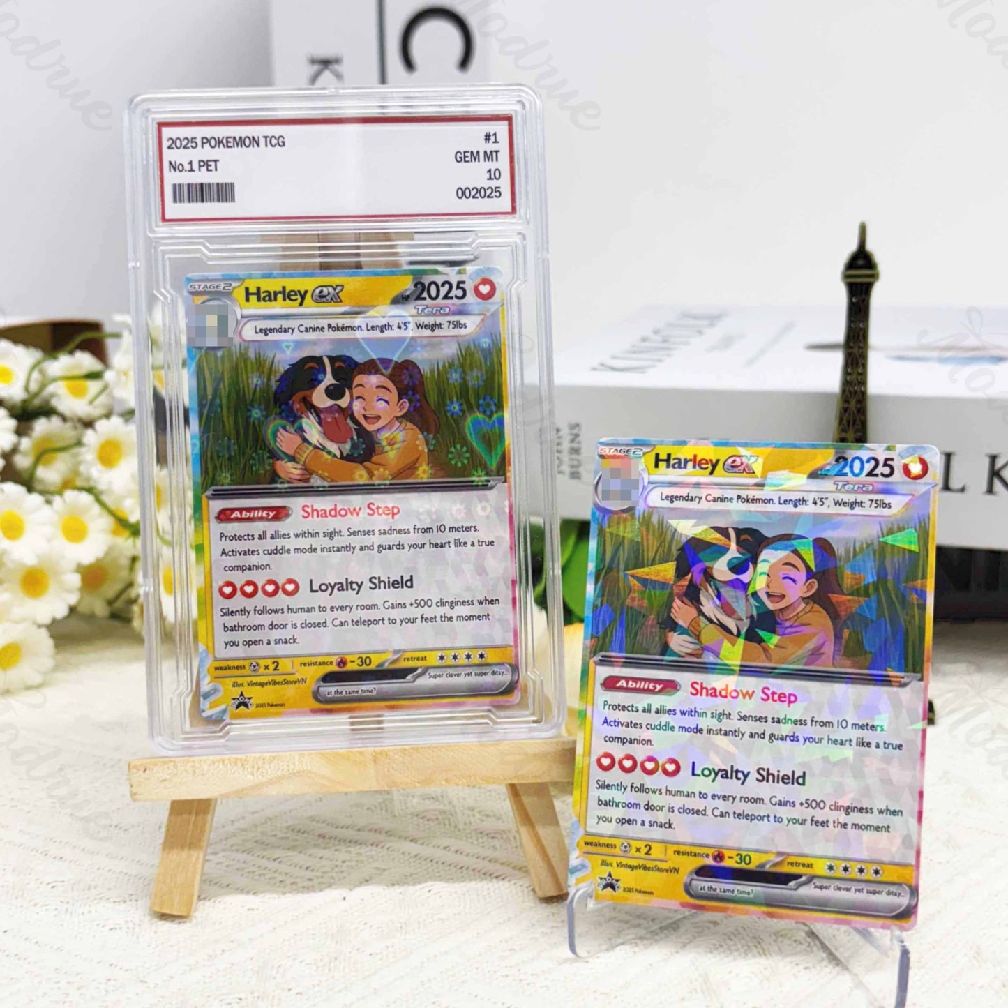 Personalized Pet Portrait Anime Style Card