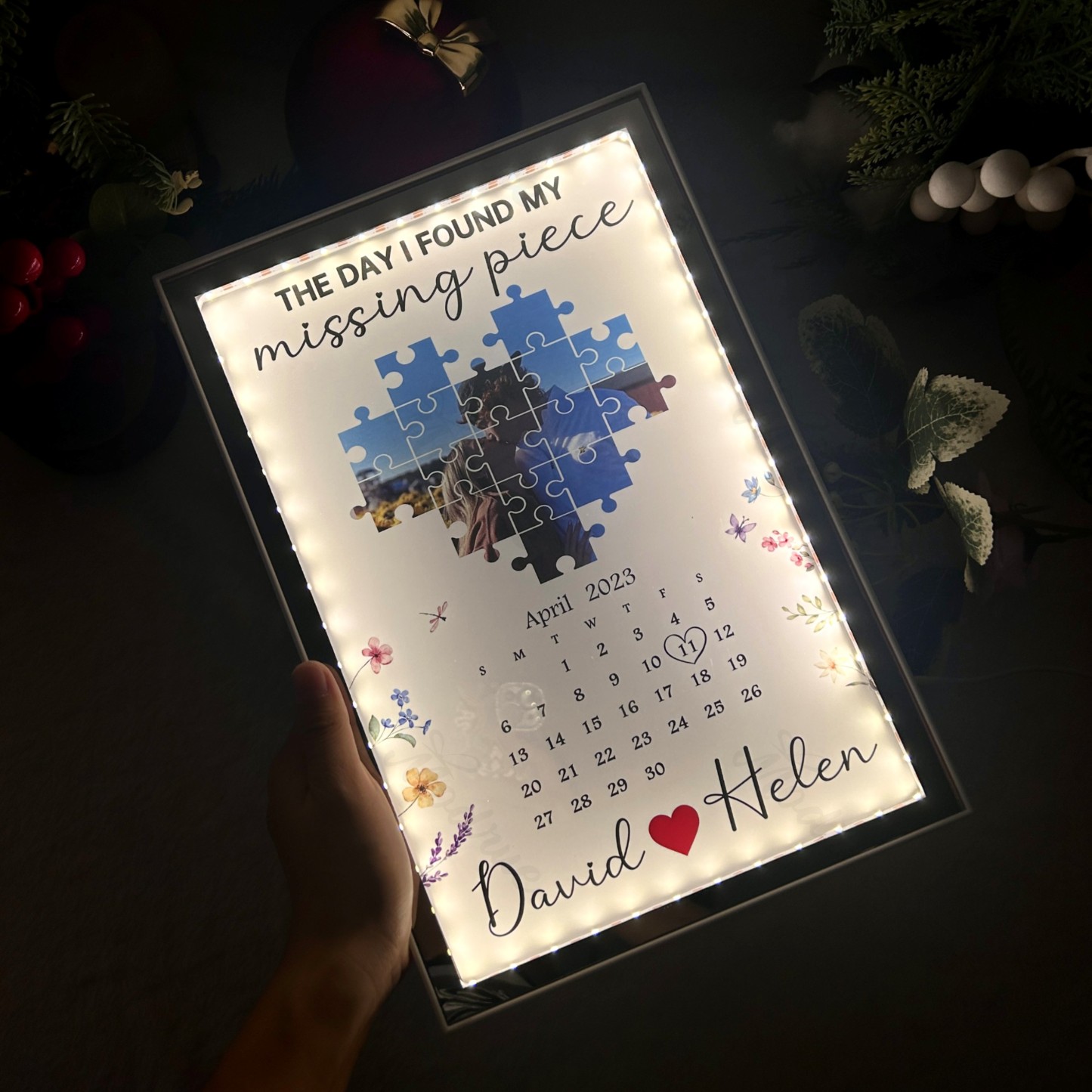 The Day I Found My Missing Piece Magic Mirror Personalized Gift