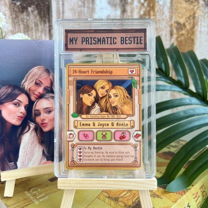 Custom Pixel Card for Farming Game Lovers