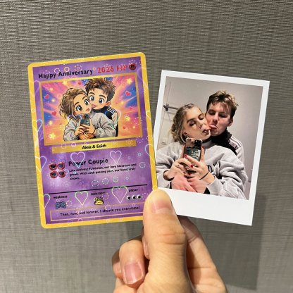 Custom Couple Anime Trading Card