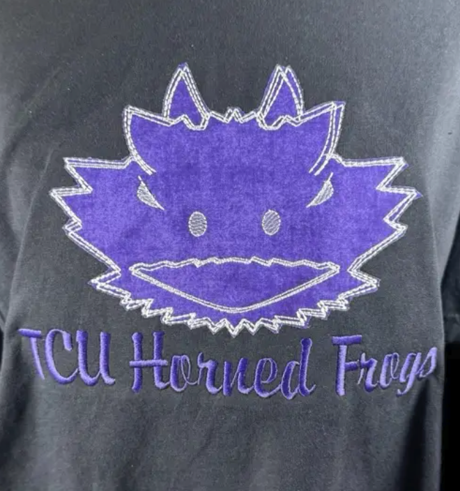Team Spirit Sweatshirt – Applique Embroidered Side Bow Pullover