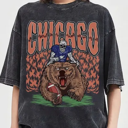 Football Skull Vintage Shirt