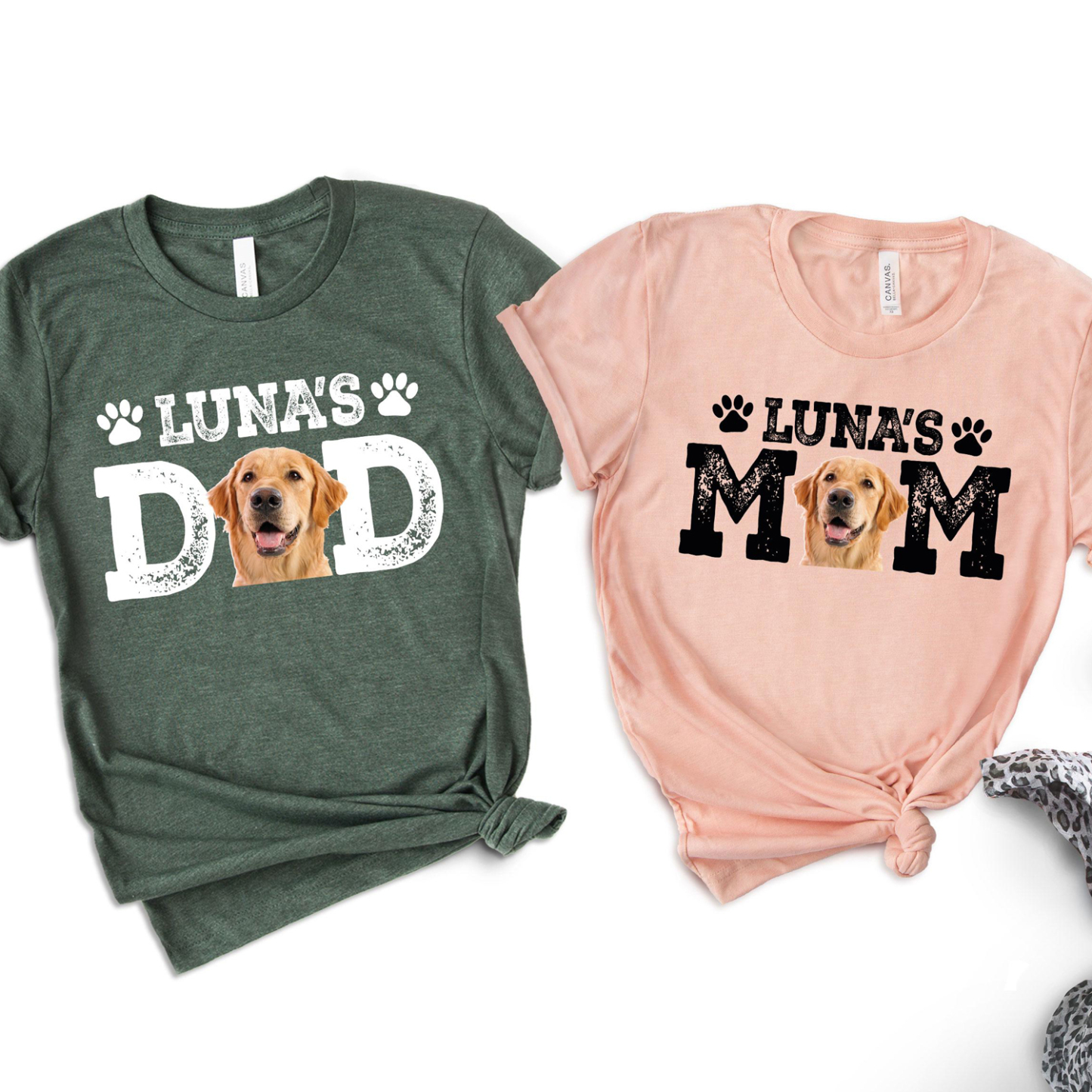 Custom Dog And Mom Shirt