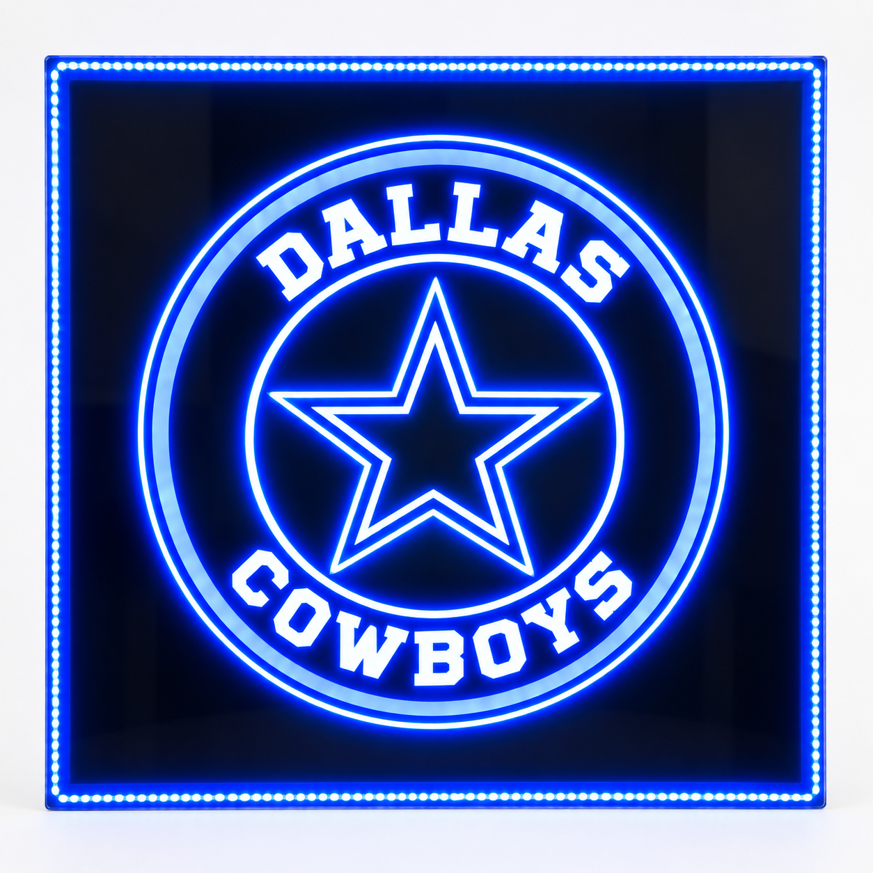 Football Teams Glow LED Cool Mirror Lights