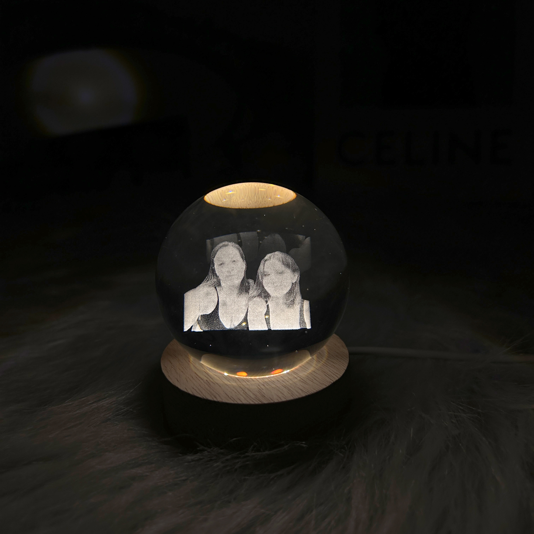 Personalized 3D Heart Crystal Photo Gift