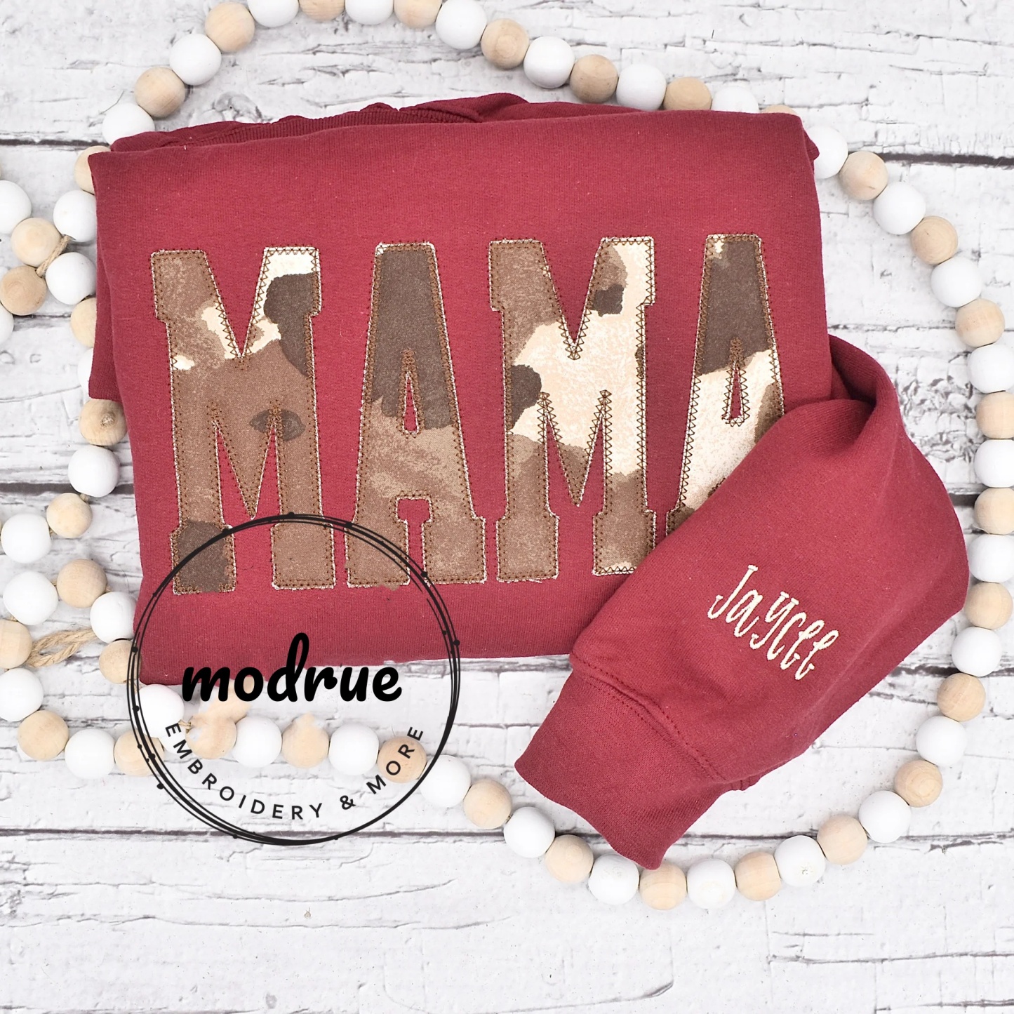 Cow Print Mama Sweatshirt