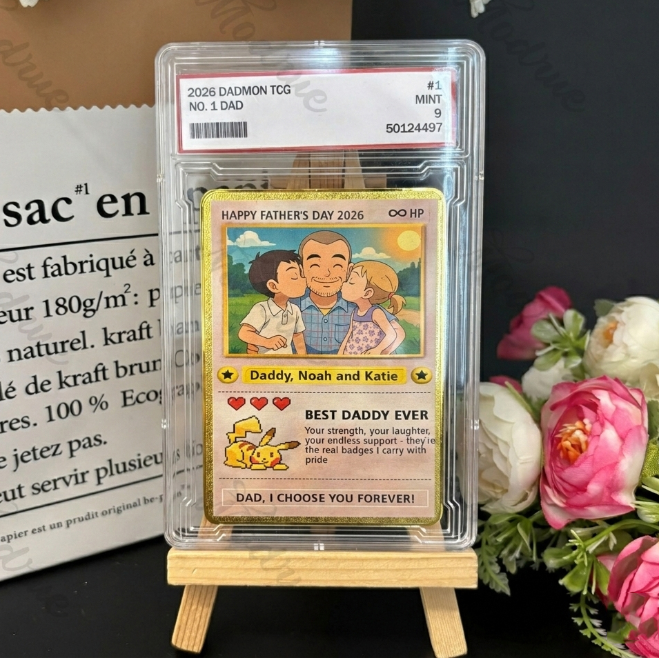 Custom Anime Photo Father's Day Card