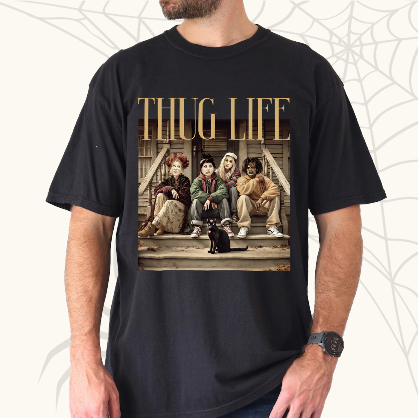 Thug Life Golden Girl Bad Witches Halloween Vintage T-Shirt Sweatshirt Hoddie