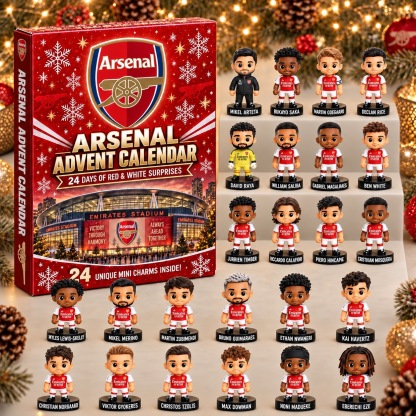 Arsenal · Football Fan 24-Day Advent Calendar – Soccer Club Countdown Gift Box