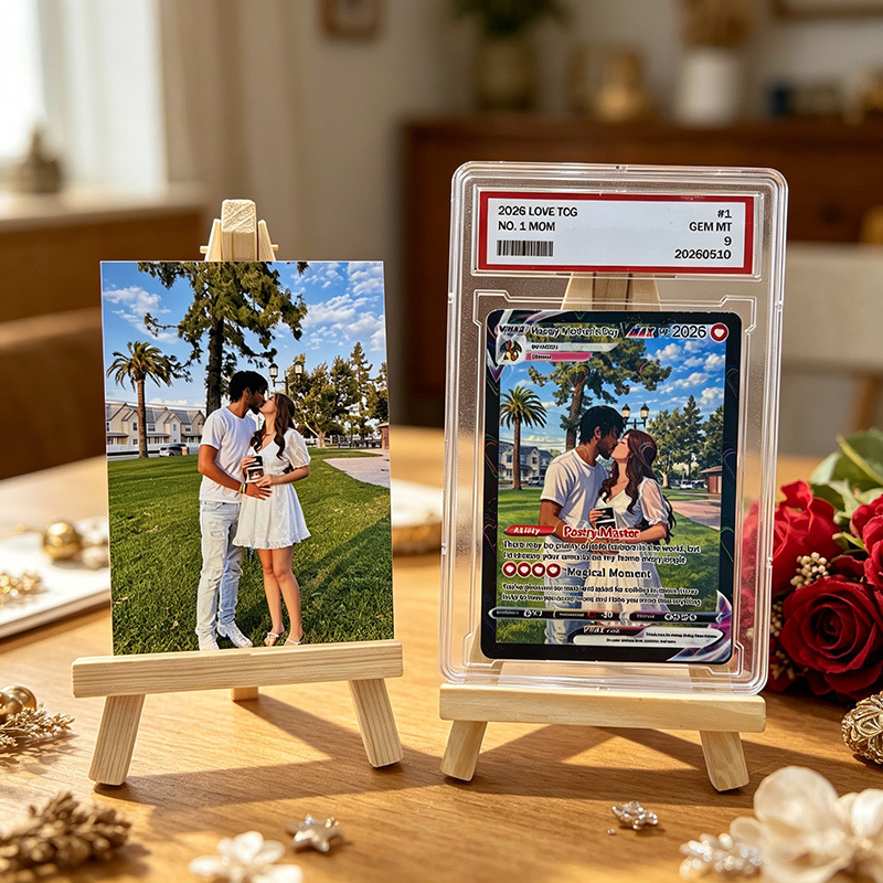 Personalized Photo Anime VMAX Card For Mother's Day