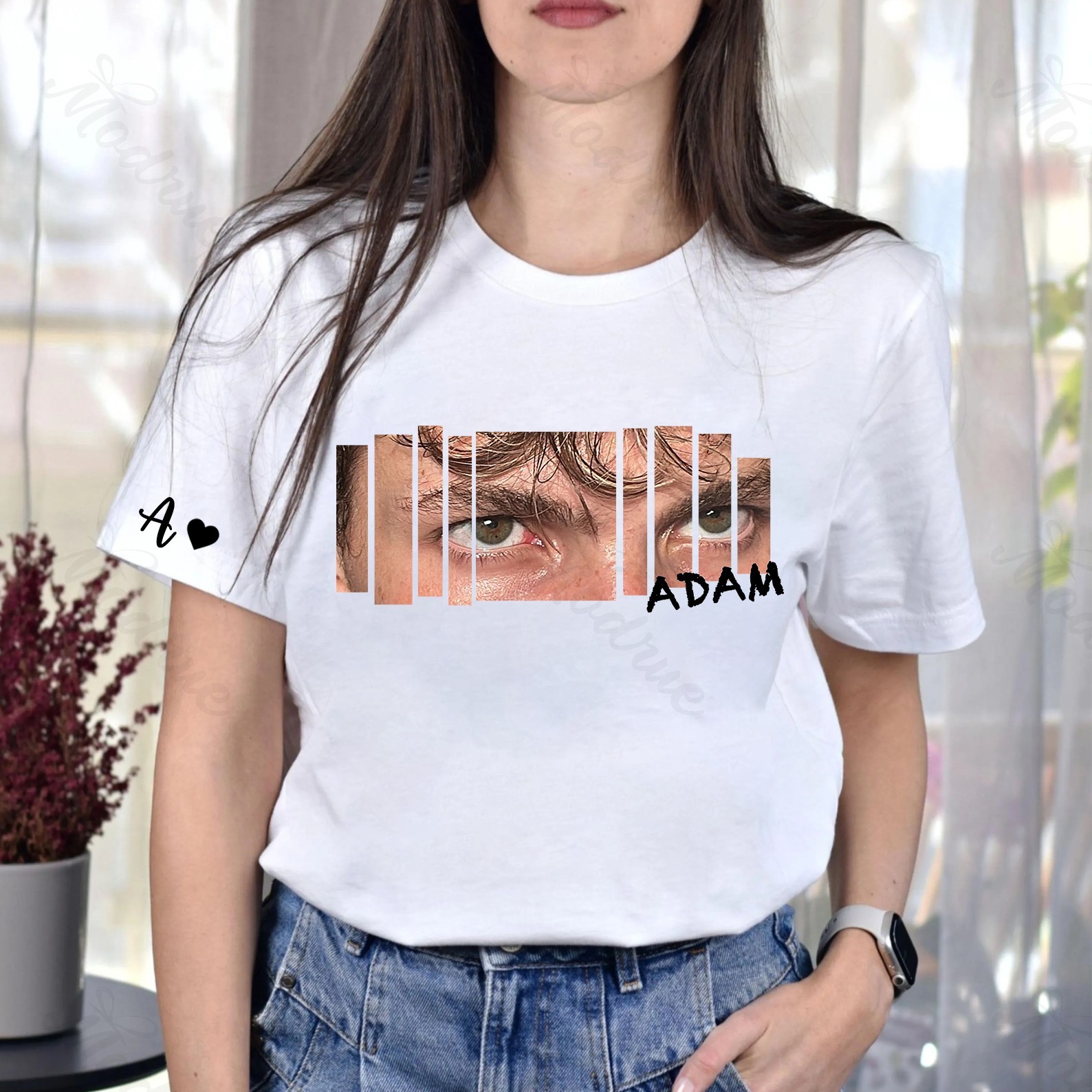 Custom Eyes Shirt, Boyfriend Eyes Tee