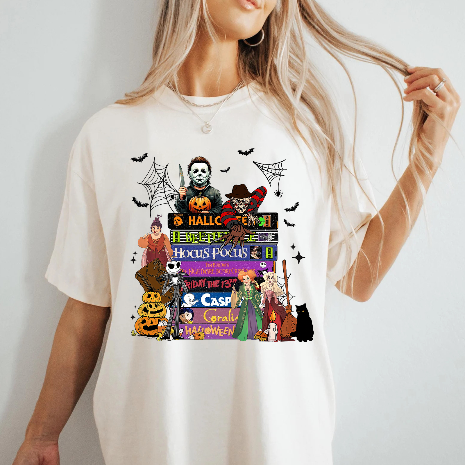 Retro Halloween Movie Tape Shirt